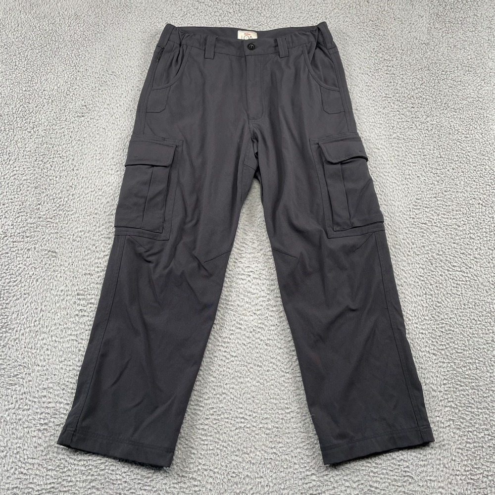 RailRiders Cargo Pants Mens M Black VersaTac Mid Cargo Hiking Outdoor Adventure